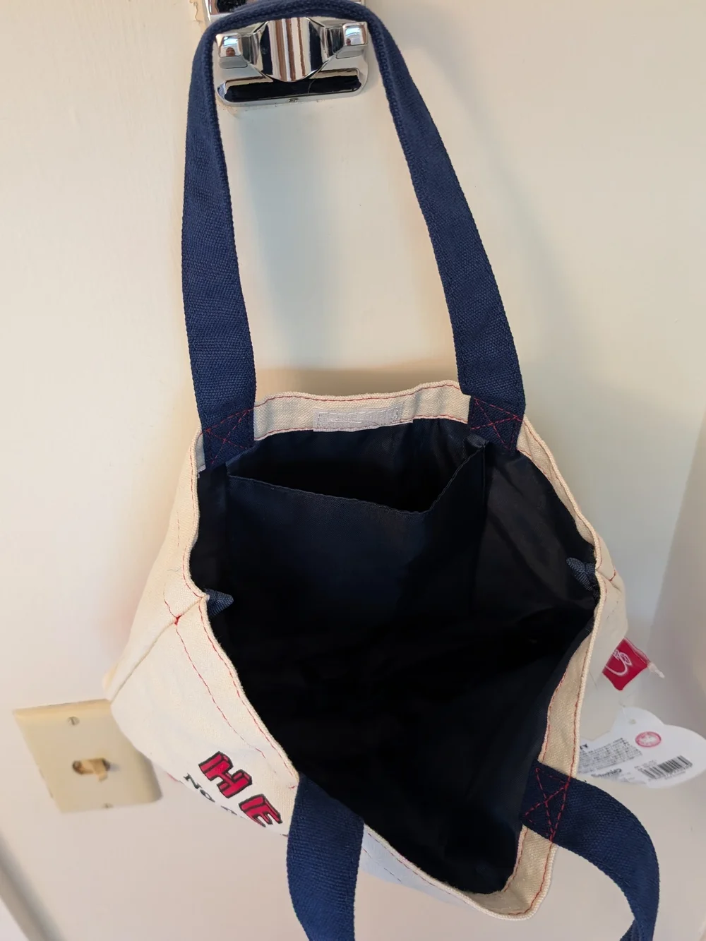 Hello Kitty Kids Canvas Tote Bag - Red, Navy